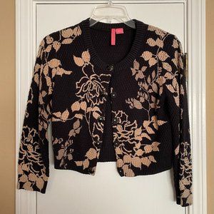charlotte floral cardigan sweater